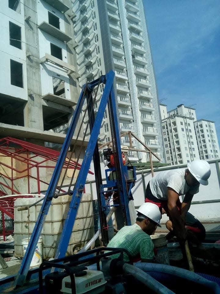 pengeboran 120 meter